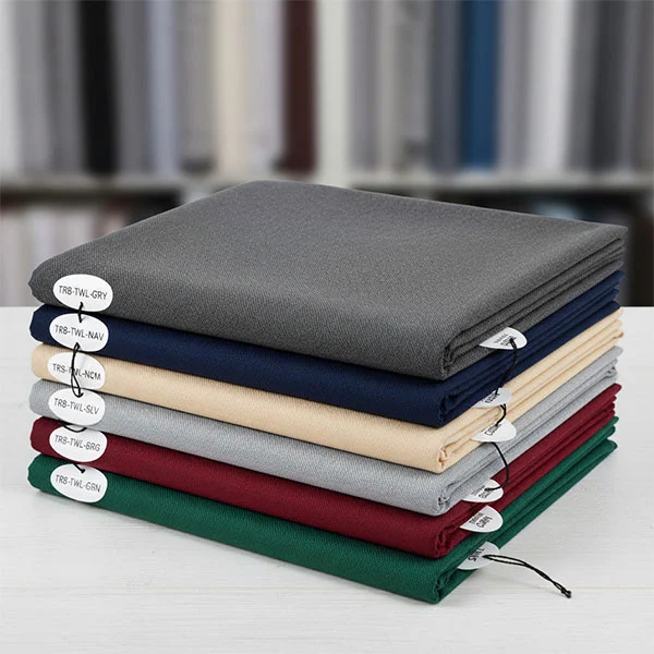 ผ้าซับในลายทแยงผสม TR