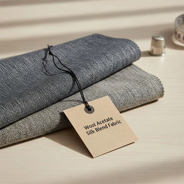 ผ้าไหมผสมขนสัตว์อะซิเตท